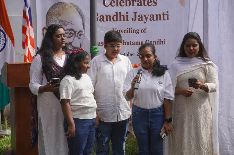 Unveiling of the bust of Mahatma Gandhi in Monrovis on Gandhi Jayanti - 2 October 2026